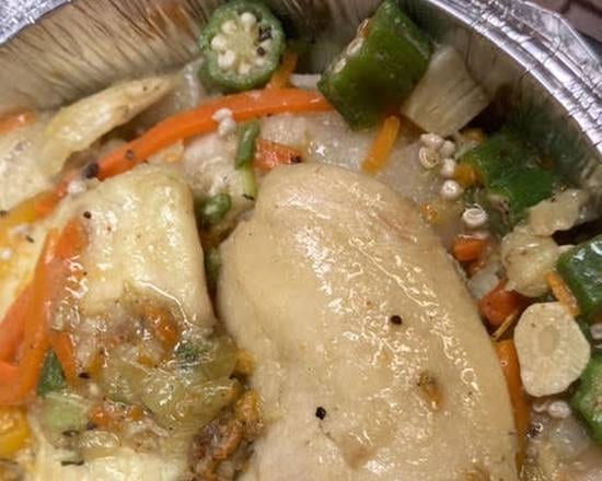 Steamed Fish.